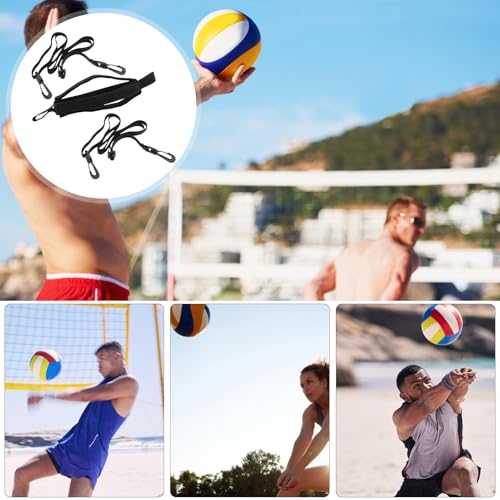Volleyball Hitting Trainer - Outdoor Volleyball Spike | Volleyball Adjustable Training Belt | Solo Volleyball Training Aid | Volleyball Practice Equipment to Serve Set for Beginners Experts