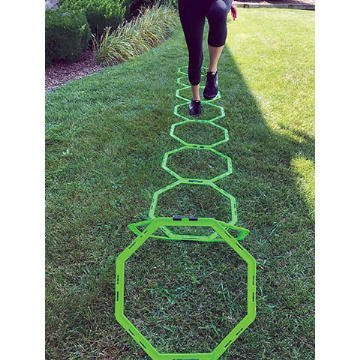 Sports Health Octa-Rings Exercise and Agility Rings with Carrying Case