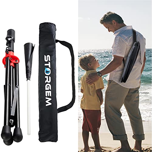 Storgem Batting Baseball tee Softball, Easy to Adjustable Height,Portable Tripod Stand Base Tee for Hitting Training Practice,with Carrying Bag