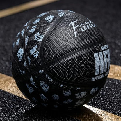 Basketball, Size 7 Basketball for Indoor/Outdoor,Personalized with Animal Print