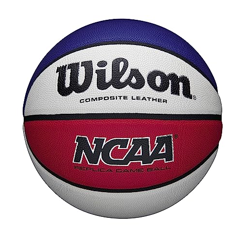 Wilson NCAA Replica - color: Red/White/Blue, size: Size 7 - 29.5"