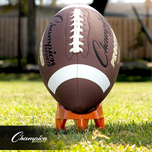 Champion Sports Football Kicking Tee – Heavy-Duty Kickoff Tee in Multiple Styles & Sizes - style: Heavy Duty Kicking Tee (2 Inch)