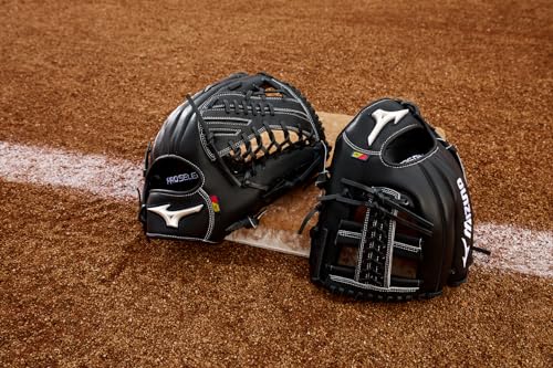 Mizuno Pro Select - color: Cross 8 Web - Black, size: 11.5", Infield, Regular Pocket Design