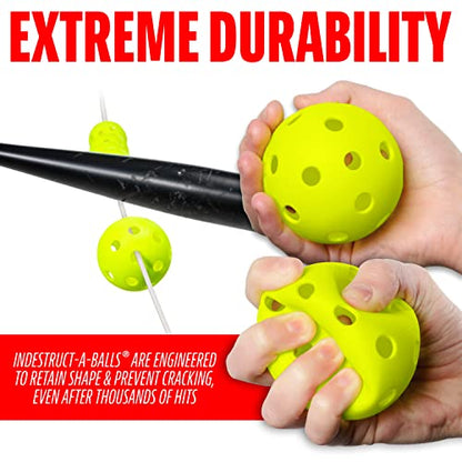 Franklin Sports Launch Line Baseball Hitting Trainer - IDB Swing Trainer + Batting Practice Aid - Baseball + Softball Batting Practice Equipment + Training Aid for Hitters