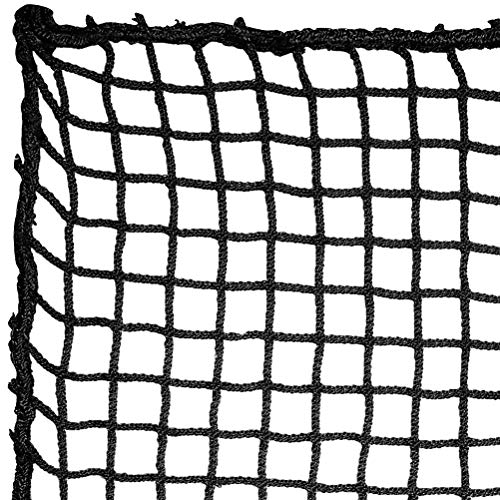 Aoneky Heavy Duty Knotless Golf Hitting Net, Practice Net with Reinforced Rope Edge, 1" Square Mesh 3mm Polyester Netting for Baseball Soccer Hockey Backyard Driving Cage Indoor Outdoor Use - size: 10x10 ft