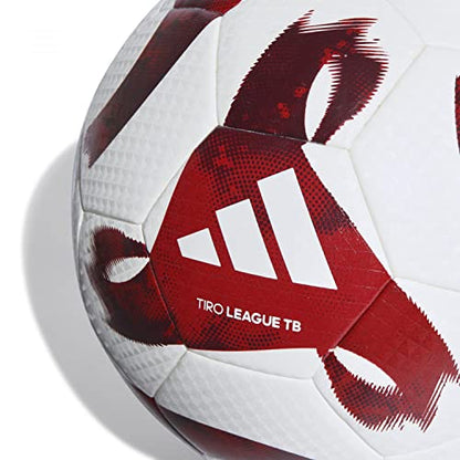 Adidas Tiro League Thermally Bonded Ball - color: WHITE/TMCOBR/TMCORD