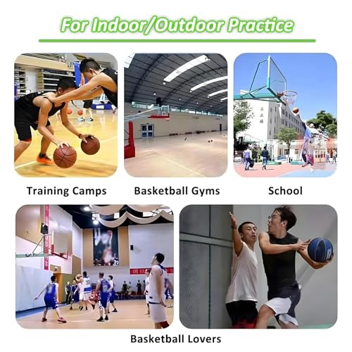 Basketball Hoop Returner Shot Return Apparatus Rebounder Retractable Large Attachment for Adults Training Shooting M