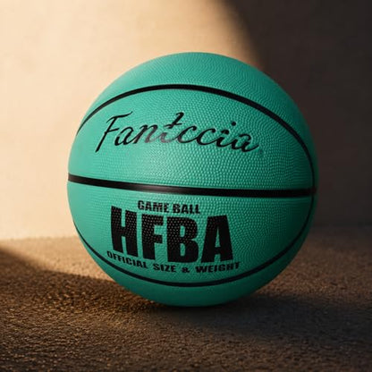 Size 7 Basketball, Premium Rubber Basketball, Perfect for Indoor & Outdoor Training