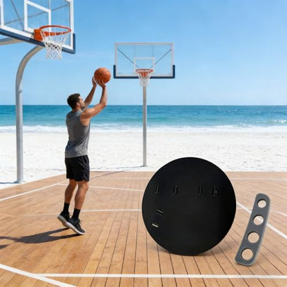 Basketball Practice Tool for Dominant Hand Players Enhances Form and Consistency Using Dribble Goggles