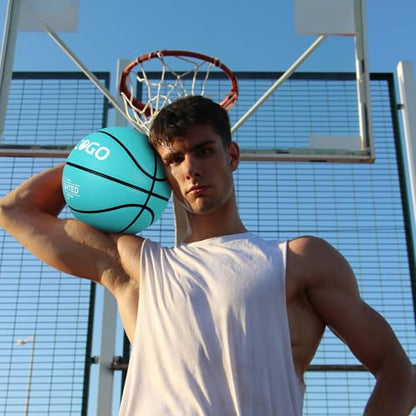 Size 6/7 Weighted Training Basketball (2.2/3/3.3 lbs) - Heavy Indoor/Outdoor Basketball for Dribbling, Passing, Rebounding & Skill Development - size: Size 7, style: 3LBS