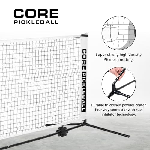 Ultimate Portable Pickleball Net System| Tournament-Grade| Adjustable | Indoor & Outdoor Pickleball Net| Premium & Durable Equipment (10ft Net)