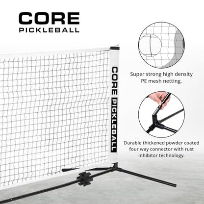 Ultimate Portable Pickleball Net System| Tournament-Grade| Adjustable | Indoor & Outdoor Pickleball Net| Premium & Durable Equipment (10ft Net)
