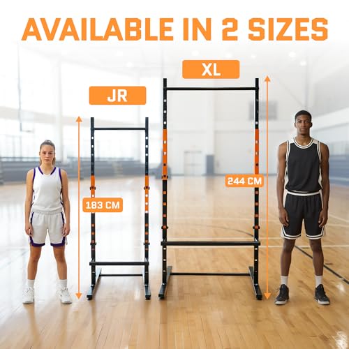 ACELETIQS Basketball Shooting Trainer with Adjustable Crossbar – Improve Shot Arc, Form & Follow Through – Portable Free-Throw & Jump Shot Training Aid for Youth, Teens & Adults – Indoor & Outdoor