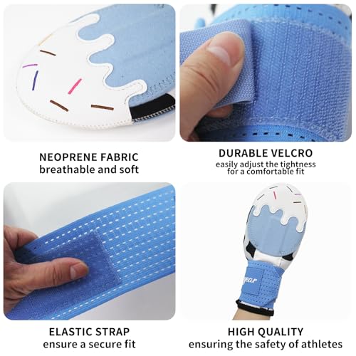 Baseball Sliding mitt, Sliding Mitt for Youth, Baseball Softball Glove for Hand Protection, Breathable and Durable, Adjustable Elastic Wrist Strap, Ambidextrous Design