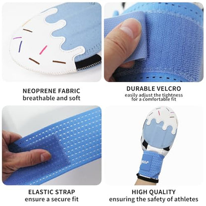 Baseball Sliding mitt, Sliding Mitt for Youth, Baseball Softball Glove for Hand Protection, Breathable and Durable, Adjustable Elastic Wrist Strap, Ambidextrous Design