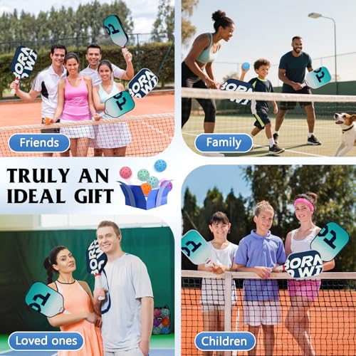 Pickleball Balls 6 Pack | 12 Pack- 40 Holes Outdoor Pickleball with Bag, Perfectly Balanced, High Bounce, Crack-Resistance，USAPA Standard - Multiple Colors