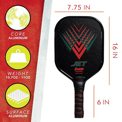 Franklin Sports Beginner Pickleball Sets - 2 + 4 Player Sets - Aluminum Paddles + X-40 Pickleballs - USA Pickleball (USAPA) Approved - style: 4 Player Set