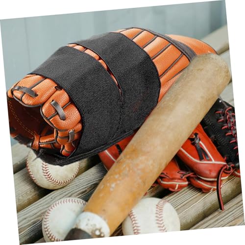 Toddmomy Baseball Glove Strap Elastic Wrap Catcher Glove Band Sticker Closure Nylon