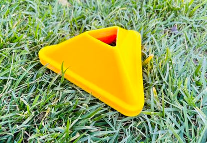 Unicorn Co Premium Football Soccer Agility Plyometric Training Triangle Plate Cones 20pcs - color: Yellow