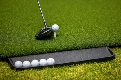 Dura-Pro Premium Turf Indoor/Outdoor Golf Mat. Bonus Tray + 3 Tees - style: Perfect Reaction 5'x5'-41mm Thickness