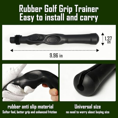 Golf Grip Trainer Aid Swing Posture Corrector, Improve Swing Rhythm & Consistency, Golf Hand Position Practice Trainer, Perfect Golf Gift for Men Women, Ideal Present for Him Her Golfer Lovers