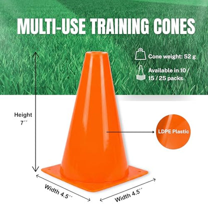 GSi 7" Marker Cones – Sports Training & Field Practice Cones