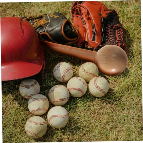 Happyyami 2pcs Wooden Baseball Glove Mallet Softball Glove Shaping Tool for Youth Adults Design Smooth for Easy Use