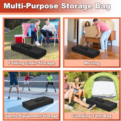Sports Bag for Men - Portable Waterproof Large Storage Organizer | Track Starting Block Bag Duffel Tote - for Men Athletes Sprinters Coaches Youth School Track Travel Training Outdoor