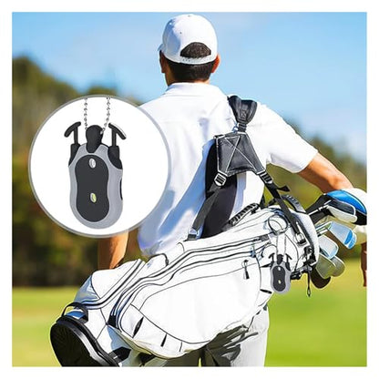 Golf Stroke Counter 4 PCS Square Golf Stroke Shot Put Score Counter Dual Digits Scorer Outdoor Training Accessories(Red)