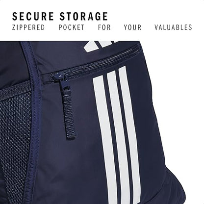 adidas Alliance Sackpack – Drawstring Backpack for Sports, Small Gym Bag - color: Team Navy Blue 2/3