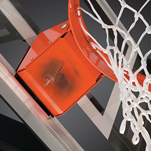 Silverback 54" Height Adjustable In-Ground Basketball Hoop with Tempered Glass Backboard, Pro-Style Breakaway Rim & Backboard Pad