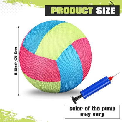 Threan 8.5 Inch Waterproof Pool Volleyball with Grip Technology Water Beach Pool Volleyball for Adults Outdoor and Indoor Activities