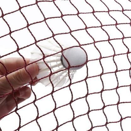 Badminton Net Nylon Portable Tennis Net Set - for Tennis Sport Net for Indoor/Outdoor, Backyard,Schoolyard,Garden, 20 FT x 2.5 FT (Without Frame)