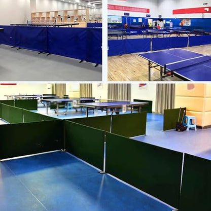 The Movable Ping Pong Ball Baffle,Heavy Duty Table Tennis Baffle,Ping Pong Field Fence Surround Block,Portable to Stray Balls,Ready to Install ，（Red，4 Pieces） - color: Red, size: 4 pieces