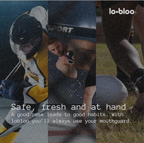 lobloo Mouth Guard case: Athlete-Designed Protection and Hygiene - Purple
