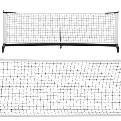 Portable Folding Net with Wheels Professional Pickle Ball Game Net Stand 22Ft Lightweight Training Practice Equipment