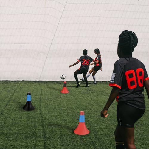 PATIKIL Sport Cones, Training Ball Obstacle Equipment with Rubber Cover for Soccer