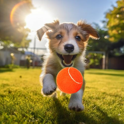 30/40 Pack Training Tennis Balls, Pet Dog Playing Balls, Practice Tennis Balls with Mesh Bag for Transport and Beginner Training - color: Orange-40Pack