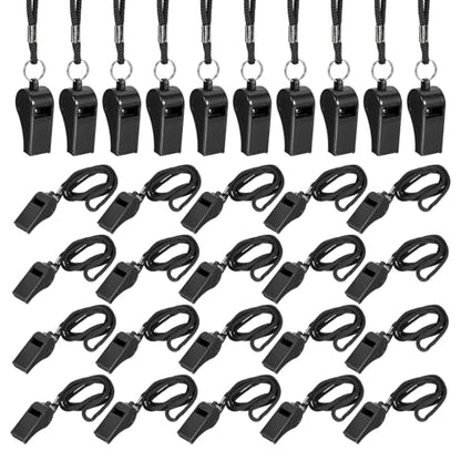 Whistles with Lanyard, Training Sports -Fitting for (Coaches/Referee/Outsides/Team Events)