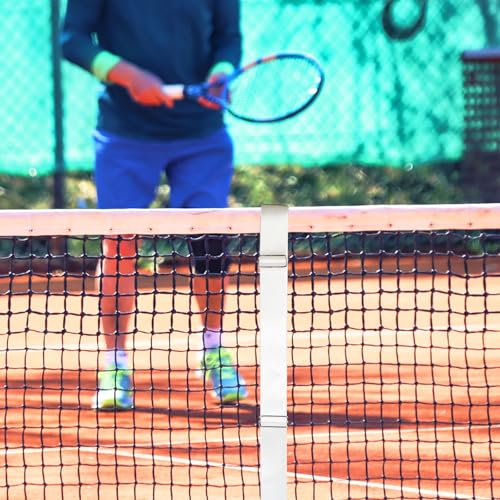 Tennis Net Center Strap - Nylon Net Adjustable with Metal Hook for Tennis Net