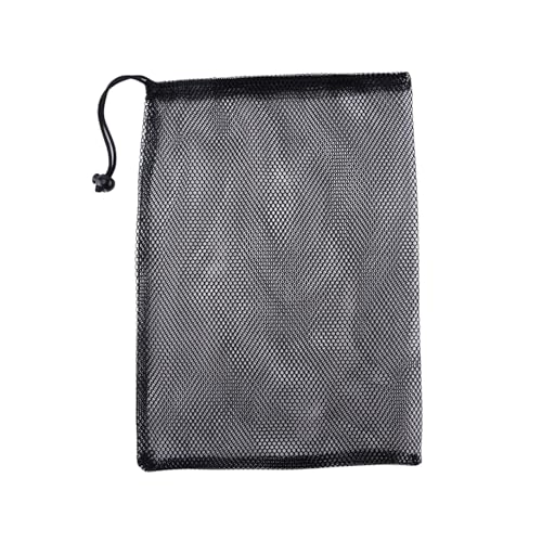 2 Pcs Mesh Bags Drawstring Multipurpose Storage Bags for Gym Shoes Sports Gear Balls Beach Laundry