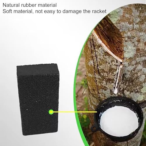 Carbon Fiber Paddle Cleaner - 5x5x2.5cm Racket Eraser, picklebal Paddle Eraser Dust Remover, Soft Rubber Dirt Racket Scrubber | Professional-Grade Paddles Maintenance Tool for picklebal and Table Te - color: B: Rectangle