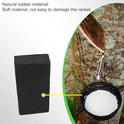 Carbon Fiber Paddle Cleaner - 5x5x2.5cm Racket Eraser, picklebal Paddle Eraser Dust Remover, Soft Rubber Dirt Racket Scrubber | Professional-Grade Paddles Maintenance Tool for picklebal and Table Te - color: B: Rectangle