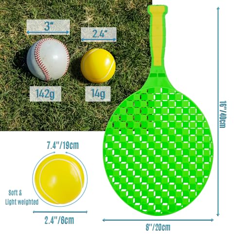YESMARKS 24PCS Foam Baseballs, 2.4Inch Mini Baseballs, Sports Squeeze Balls, Soft Practice Baseball for Training, Kids Party Favor Toy, Sports Theme Party