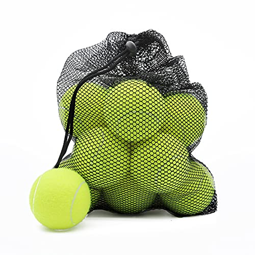 Magicorange Tennis Balls, 12 Pack Advanced Training Tennis Balls Practice Balls, Come with Mesh Bag for Easy Transport, Good for Beginner Training Ball