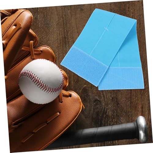 Baseball Glove Wrap Band Elastic Softball Mitt Shaper for Formation for All Hand Shapes Durable and Easy to Use Blue