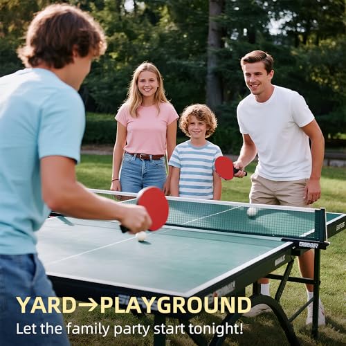 Sportout Ping Pong Paddles Sets-Portable Table Tennis Paddle with Balls, Storage Case Premium Table Tennis Racket for Indoor & Outdoor Games