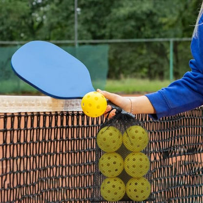 Magicorange Pickleball Balls, 40 Holes Outdoor Pickleballs, High Elasticity & Durable Pickle Balls for All Style Pickleball Paddles