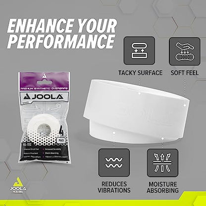 JOOLA Pickleball Overgrip - Tacky - size: 4 Count (Pack of 2)
