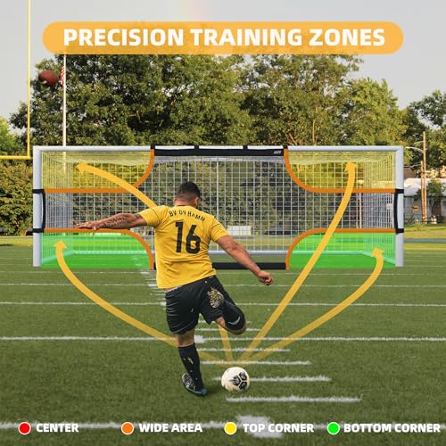 MR Soccer Goal Target Sheet, Field Net, Professional Shooting Practice Aid